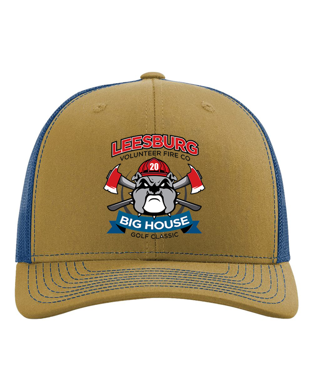 (image for) LVFC Golf Outing Logo on Biscut/Blue hat